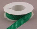 Emerald Green Swiss Mini Dots, 7/8 inch width