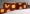 Orange dots on chocolate