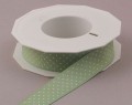 Moss Green Swiss Mini Dots, 3/8 or 7/8 inch width 