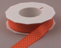 Pumpkin Swiss Mini Dots, 3/8 or 7/8 inch width 