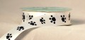Paw Print, 7/8 inch, unwired, 5 yards per roll