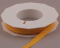 Yellow/Gold Swiss Mini Dots, 3/8 inch width, 20 yard roll