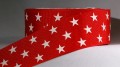 1-1/2 inch width red with white stars