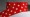 1-1/2 inch width red with white stars
